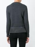 padded front cardigan