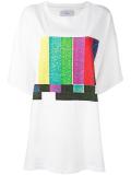 oversized printed front T-shirt