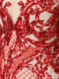 sequinned gown 