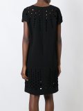 eyelet detail dress