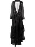long belted oversize coat