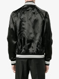 panther motif bomber jacket