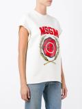 short-sleeve logo sweatshirt 