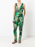 jungle print jumpsuit 