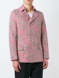 printed double breasted jacket