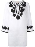 floral embroidery blouse