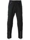 zip detail jeans