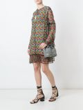 floral print chiffon dress