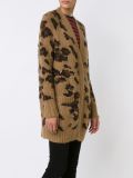 long leopard pattern cardigan