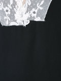 蕾丝细节直筒小礼服