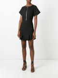ruffled hem dress