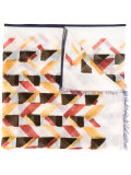 geometric pattern scarf