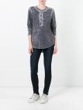 'Burnout Henley'T恤