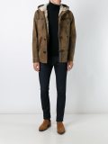 hooded short coat