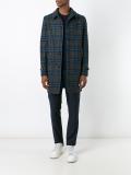 checked coat 