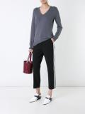 'City' v-neck jumper