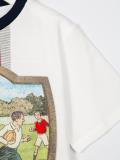 shield print T-shirt