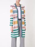 zig-zag pattern open cardigan