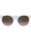 round frame glitter sunglasses