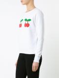cherry print sweatshirt