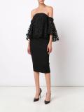 off-shoulders flared sleeves blouse