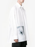 photo printed oversized shirt