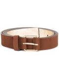 suede buckle belt 