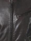 zipped leather jacket 