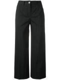 straight cropped trousers