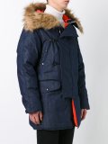 hooded padded coat 
