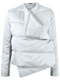 wrap around padded jacket