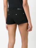 safety pin embellished shorts 