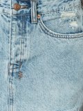 ripped denim skirt