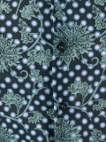 floral dots print shirt