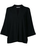 stretch oversized shirt