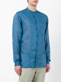 band collar shirt 
