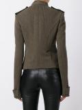 double breasted cropped jacket
