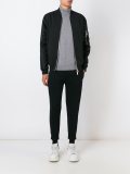 embroidered lightning bolt track pants