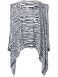 'Graphic Suspended Backless'罩衫
