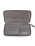 quilted zip up wallet