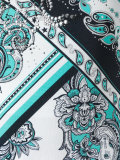 paisley patterned dress
