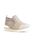 sportschic textured sneakers
