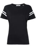 striped sleeves T-shirt