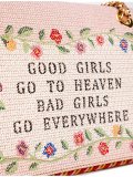 'Good Girl Go To Heaven' shoulder bag