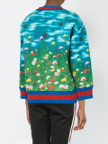 king snake print sweatshirt