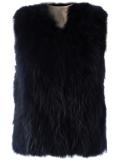 fur vest