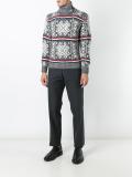 intarsia turtleneck jumper