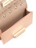 flower embellished clutch
