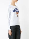 'Lady' print sweatshirt