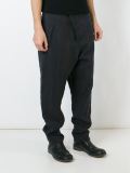 pinstriped loose fit trousers